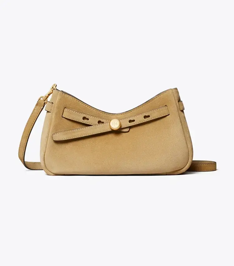 Romy Suede Zip Top Crossbody Bag - Image 3