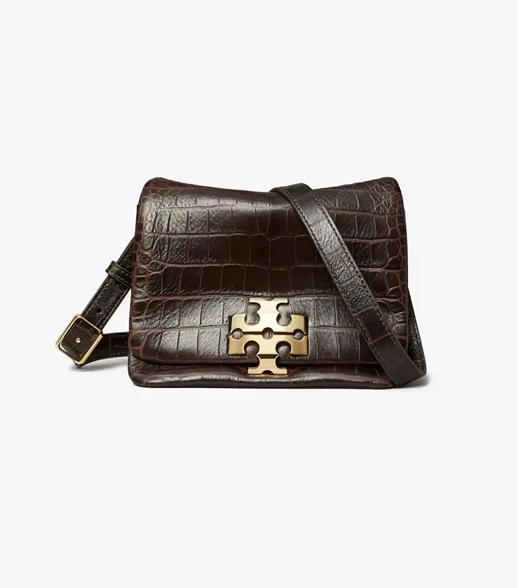 Charlie Runway Croc-Embossed Shoulder Bag - Image 3