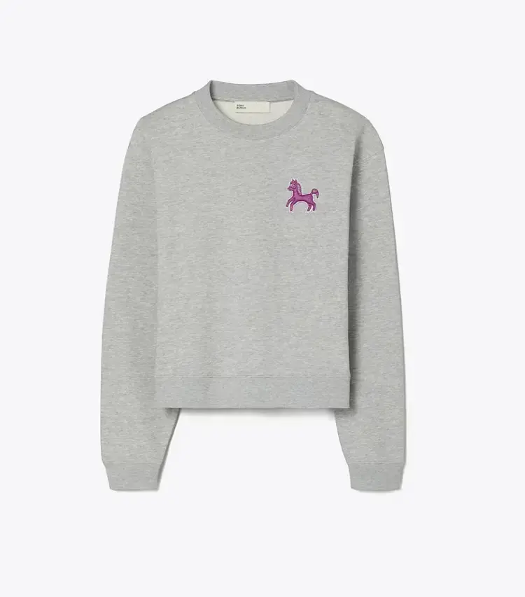 French Terry Pony Sweatshirt