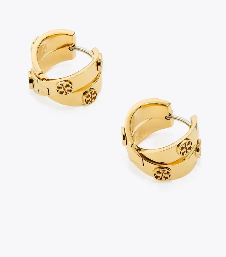 Icon Double Hoop Earrings - Image 2
