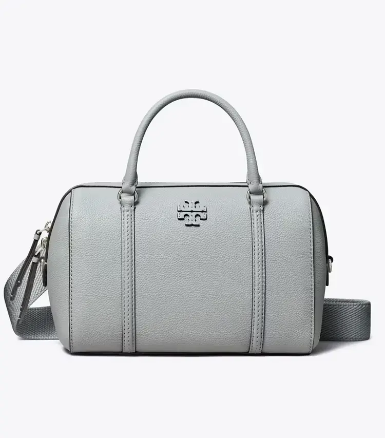 Pebbled Leather Satchel - Image 2