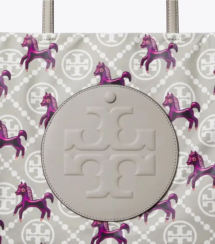 Ella Horse Nylon Small Tote - Image 4
