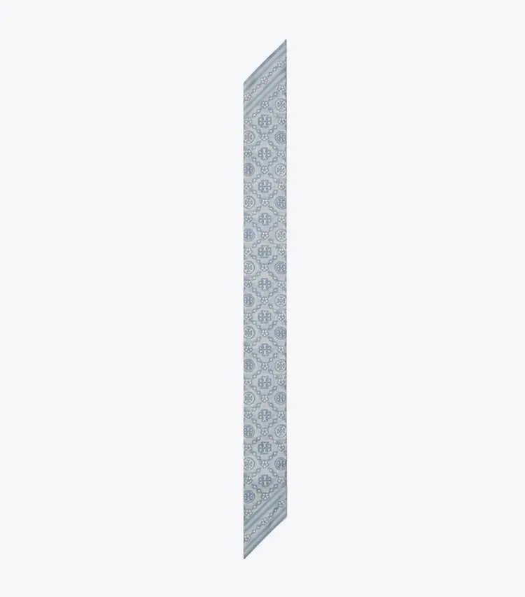T Monogram Silk Ribbon Tie