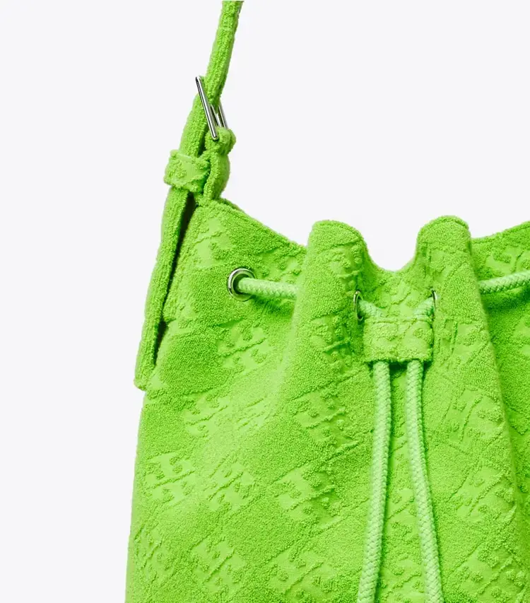 T Monogram Terry Oversized Bucket Bag - Image 4