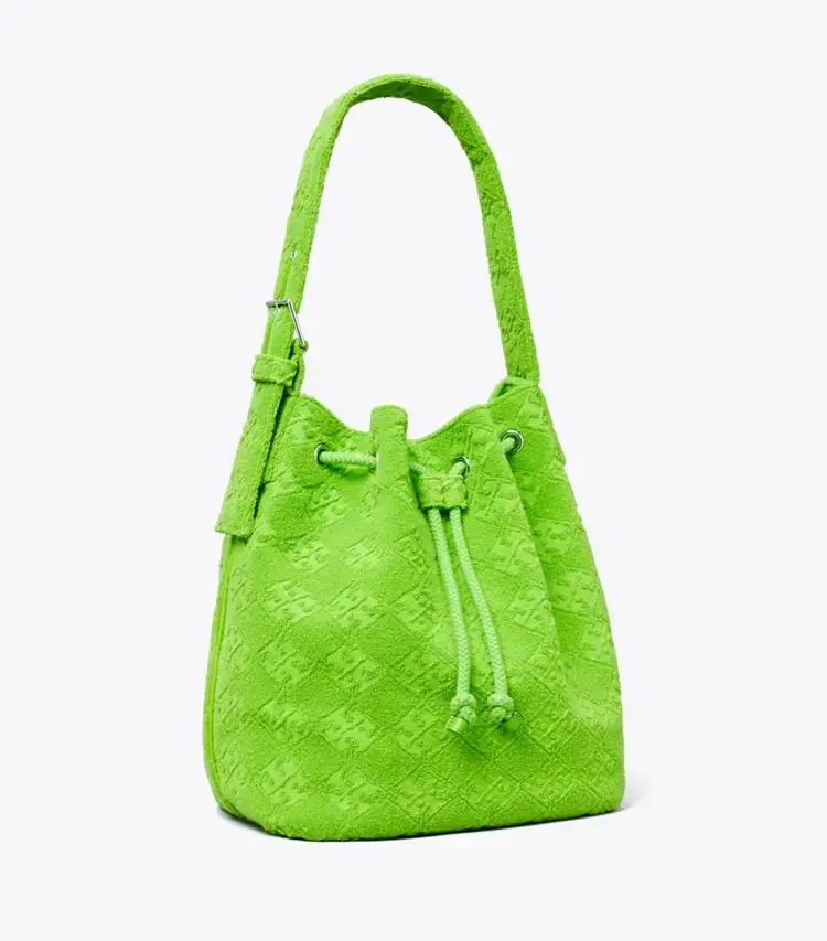 T Monogram Terry Oversized Bucket Bag