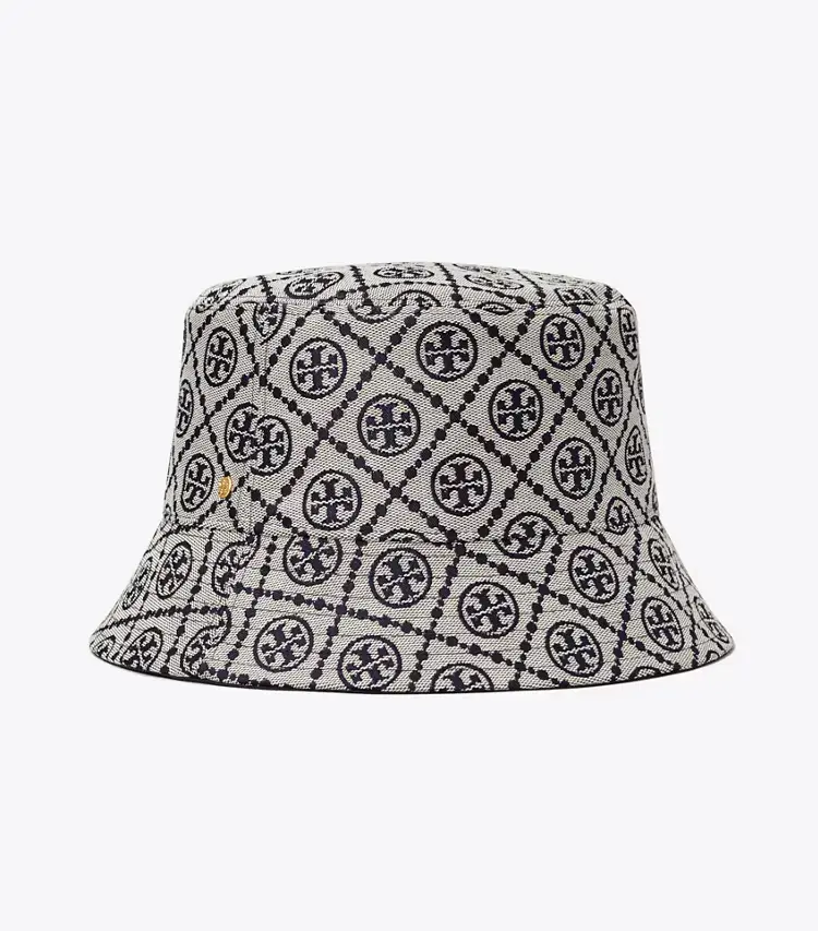 T Monogram Short-Brim Bucket Hat