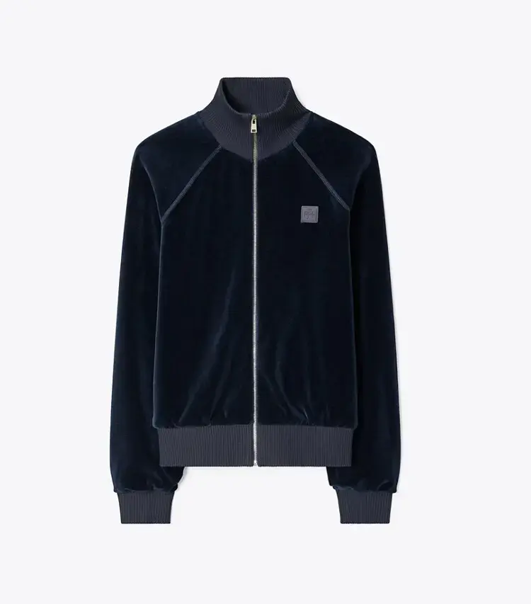 Velour Track Jacket
