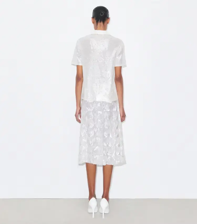 Embellished Sequin Skirt - Image 3