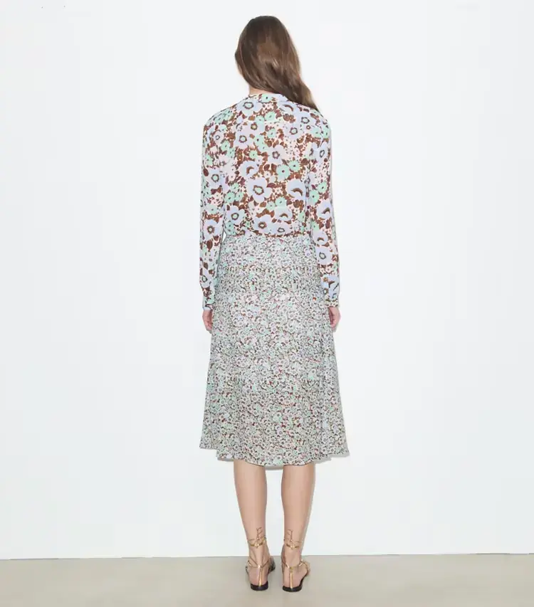 Viscose Pleated Skirt - Image 3