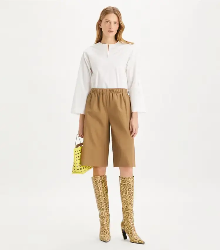 Cotton Poplin Knot Tunic - Image 3