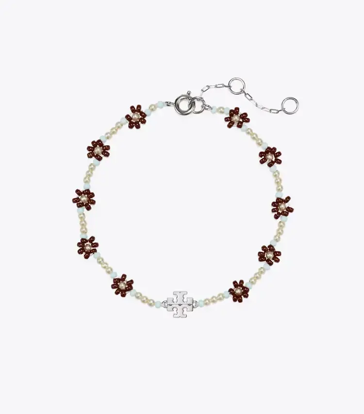 Curiosity Beaded Flower Bracelet