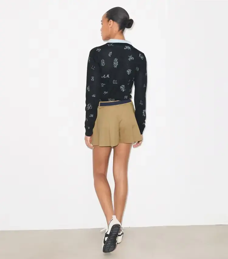 Micro Twill Pleated Short - Image 3