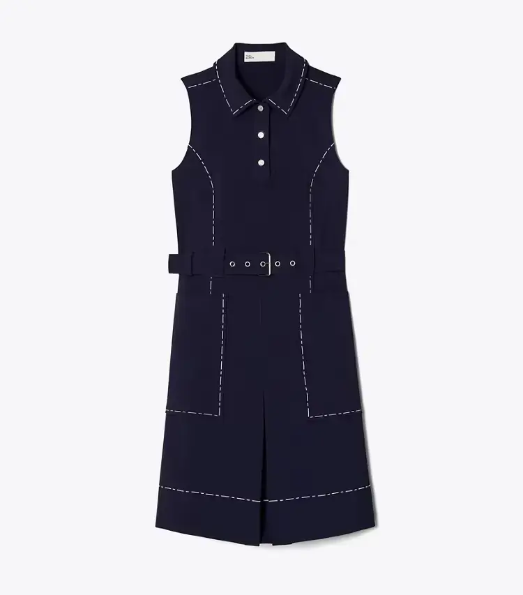 Pick Stitch Stretch Golf Dress