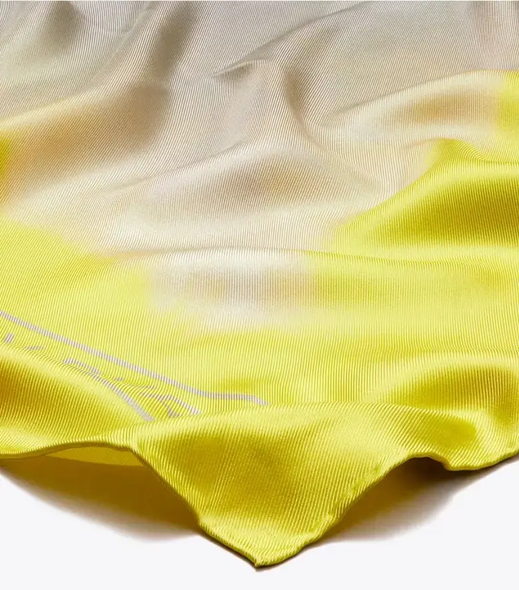 Tie-Dye Silk Square Scarf - Image 2